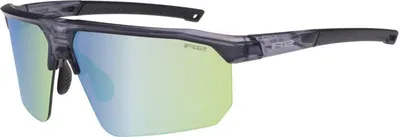 Image de Lunettes R2 Speedster, verres gris mat, monture verte chromée, modèle AT043C