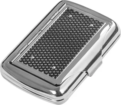 Immagine prodotto di INF Portasigarette in acciaio inox con porta carta - Ermetico e portatile