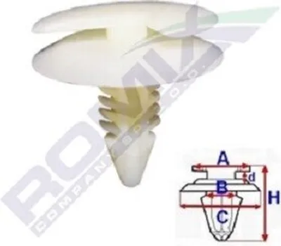 Produktbild von 10x ROMIX B22020 Clip Zier- / Schutzleiste