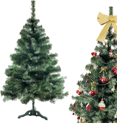 Produktbild von Creative Home Künstlicher Weihnachtsbaum | 150 cm | Tannenbaum Weihnachtsdeko | Tiefgrüne dichte Zweige Stabiler Ständer | Innen & Außen