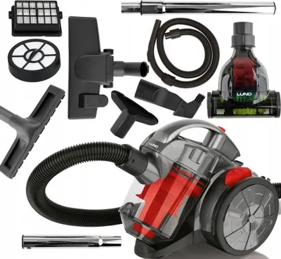 Produktbild von Hepa Beutelloser Zyklon Staubsauger Turbo Bürste Lund 700W 5 Bürsten