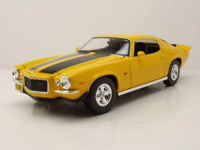 Produktbild von Maisto PKW 1:18 Chevrolet Camaro 1971 grau metallic 31131