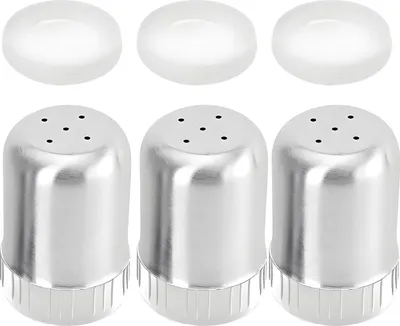 Produktbild von Mini Gewürzstreuer aus rostfreiem Edelstahl, zerlegbar & dicht, ideal für Salz, Pfeffer, Camping, Küche & BBQ