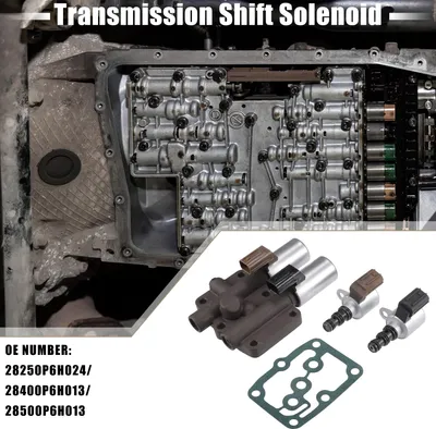 Image de Solenoid De Changement De Transmission No.28250P6H024/28400P6H013/28500P6H013 Pour Honda Accord 1998-2007, Couleur Argentée En Métal