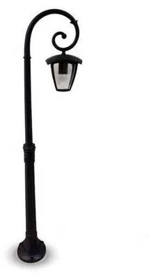Immagine prodotto di Portalampada lampione V-TAC lanterna giardino in alluminio fissaggio a terra 136CM IP44 1xE27 VT-737 – SKU 7060
