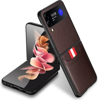 Image de Étui rigide avec compartiment pour cartes pour Samsung Galaxy Z Flip4 5G - Neuf