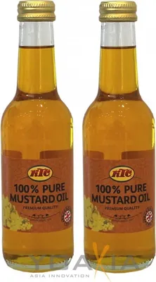 Produktbild von yoaxia ® - 2er Pack - [ 2x 250ml ] Reines Senföl für Ayurwera Massage Anwendungen / 100% PURE MUSTARD OIL