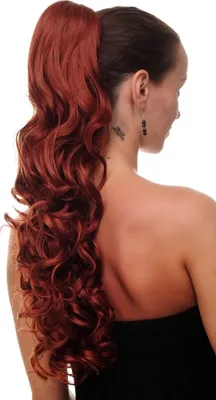 Produktbild von WIG ME UP Zopf lockig Rotbraun N310-131