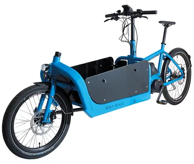 Produktbild von BBF Miami Lastenfahrrad E Bike blau