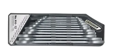 Image de GEDORE 6079750 GEDORE   Doppelmaulschlüssel-Satz 12-teilig
