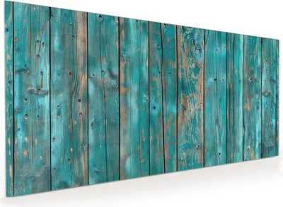 Produktbild von Küchenrückwand Spritzschutz Glas mit Motiv Vintage Holz Bretter 40 x 40 cm