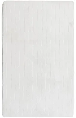 Produktbild von STRADO Kaninchen-3D-Plüschteppich, weich wie ein Kaninchen, rutschfest, 160 x 220 cm, Weiß