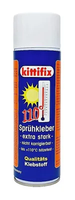 Produktbild von Kittifix Sprühkleber extra stark nicht korrigierbar hitzefest 110 °C 500 ml