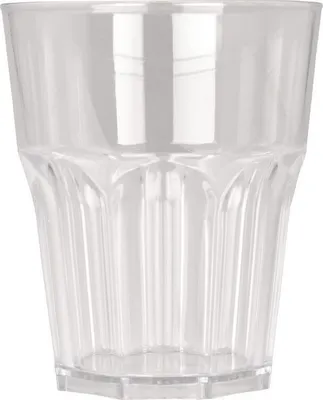Produktbild von 240 Mehrweg Gläser Becher transparent 290 ml Wiederverwendbar Kunststoff unzerbrechlich Cocktail Wasser