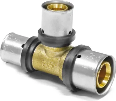 Immagine prodotto di Pipetec Press T-piece double-sided ridotto 20 x 2 mm - 20 x 2 mm - 16 x 2 mm : 20 x 2 - 20 x 2 - 16 x 2 mm Dimensioni: 20 x 2 - 20 x 2 - 16 x 2 mm