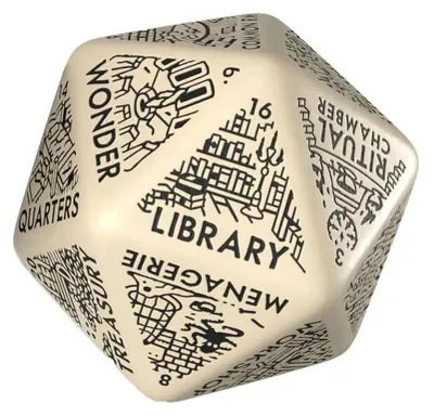 Produktbild von Q Workshop Viridian Dungeon Room Generator D20 Beige Würfelspiel Kinder One Size