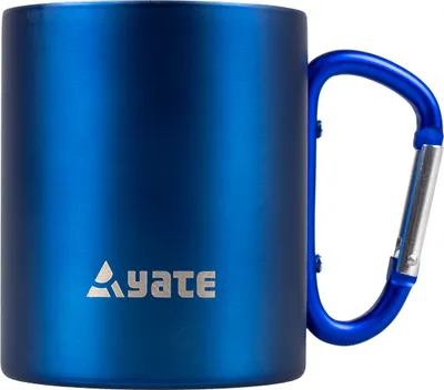 Produktbild von YATE Isolierbecher mit Karabiner 0,3 l Edelstahl - blau