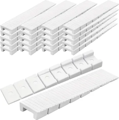 Produktbild von 20 Keile Möbelkeile,Unterlegkeile,8 x 20 x 98mm mit Integrierten Sollbruchstellen aus Kunststoff