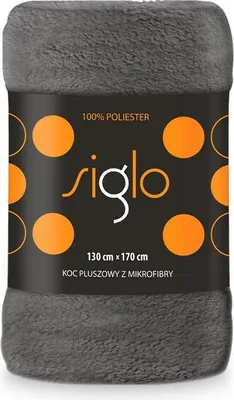 Produktbild von FARO Microfleece-Decke superweich dunkelgrau Polyester, 130/170 cm