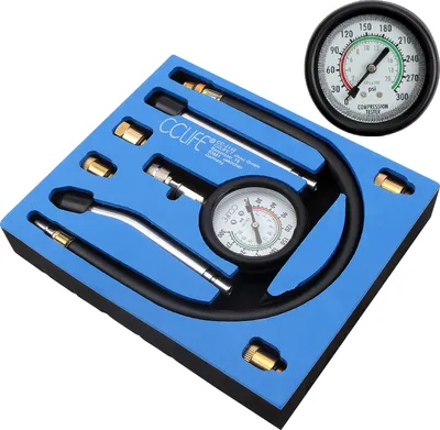 Produktbild von CCLIFE Benzin Kompressionsprüfer Kompressionstester Kompression Messgerät Motor 0-20bar
