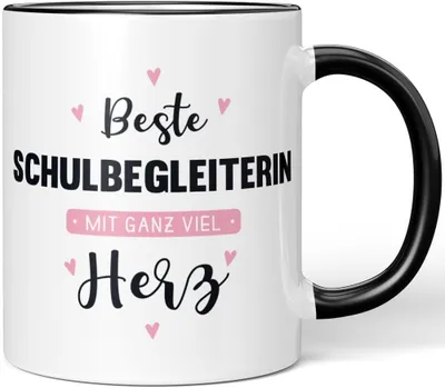 Produktbild von Tasse für die beste Schulbegleiterin, Schwarz