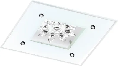 Produktbild von EGLO LED Deckenleuchte Benalua 1, 1 flammige Deckenlampe dimmbar, Wohnzimmerlampe klassisch, LED Esszimmerlampe warmweiß, L x B 37 cm