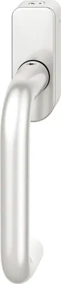 Produktbild von FSB Fenstergriff 34 1070 abschließbar ovale Rosette, Aluminium silber eloxiert