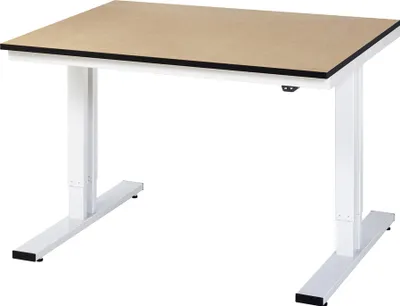 Produktbild von RAU Werktisch adlatus 300 elektrisch höhenverstellbar Arbeitsplatte MDF 1250 mm x 1000 mm