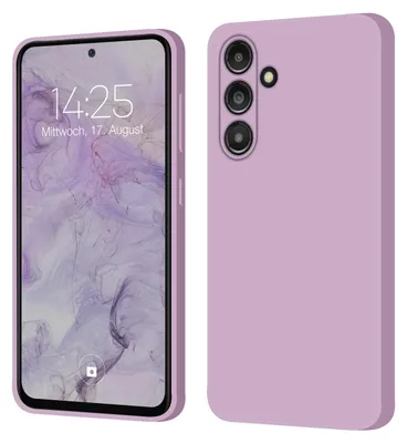 Produktbild von Hülle für Samsung Galaxy S24 FE Case Cover Bumper Smartphone Softgrip Schutzhülle Farbe: Lila