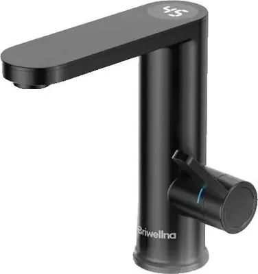 Produktbild von Warmwasserbereiter, 2-in-1-Waschtischarmatur, Durchlauferhitzer, Matte Schwarz, EU