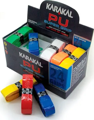 Produktbild von Karakal Coloured PolyurethanSuper Grip (Pack of 24) - Assorted - Pack of 24