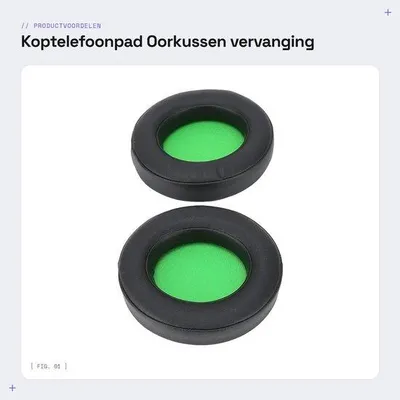 Productafbeelding van Onf3 - Koptelefoonpad - Oorkussen vervanging - Comfortabel en