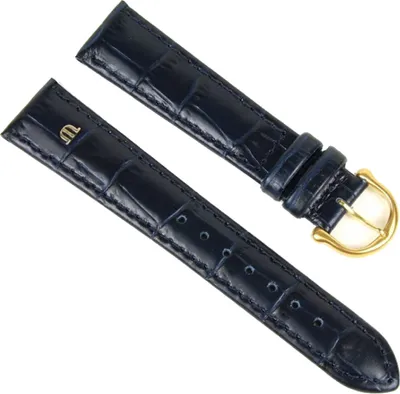 Produktbild von Maurice Lacroix Band 19mm | Kalbsleder-Louisiana-Optik, blau 18924G
