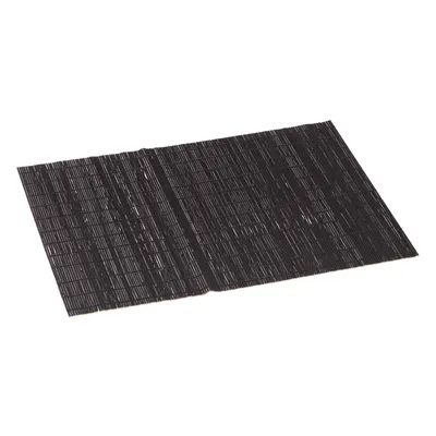 Productafbeelding van Bamboe placemats in zwart. Tafelsets, placemats, onderleggers, tafelonderleggers, tafelkleed, placemats