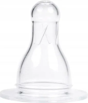 Image de Tétine de biberon ronde en silicone Canpol rapide à partir de 12 mois 2 pièces
