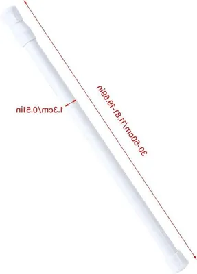 Image de Barre de douche réglable, télescopique, 30-50 cm
