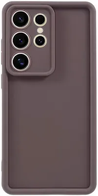Immagine prodotto di Custodia per Samsung Galaxy S25 Ultra - Cover posteriore Phonesta Grooved in silicone - Marrone