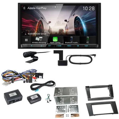Produktbild von Kenwood DMX8021DABS Android Auto CarPlay Einbauset für Mercedes W211 CLS W219