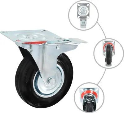 Produktbild von vidaXL Lenkrollen 4 Stk. 125 mm