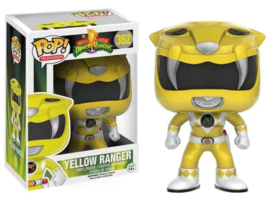 Image de Funko Power Rangers Ranger jaune POP! Figurine 9 cm FK10310