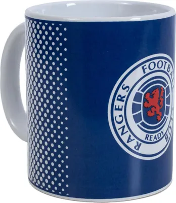 Obrázek produktu pro Rangers FC - hrnek na kávu s barevným přechodem TA12120 (jedna velikost) (královská modrá/červená/bílá)