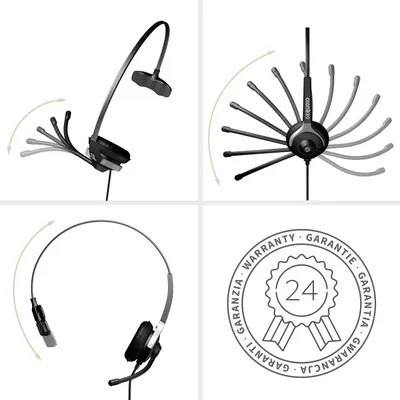 Produktbild von GEQUDIO Headset 1-Ohr für Cisco mit Kabel