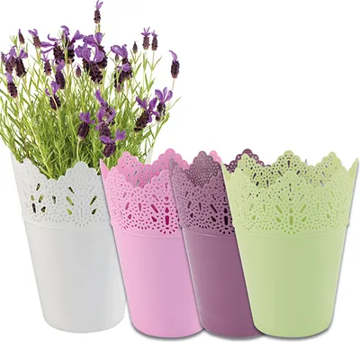 Produktbild von Centi Kunststoff Pflanzkübel PARIS, d= 14 cm, H= 18,5 cm ROSA