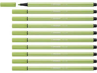 Produktbild von STABILO Premium-Filzstift - Pen 68 - 10er Pack - pistazie