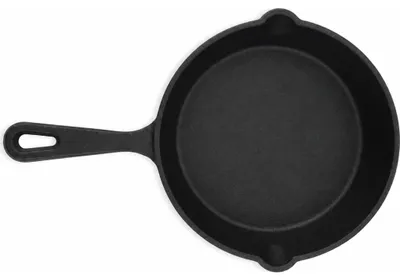 Obrázok produktu pre Liatinová panvica na grilovanie s priemerom 16, 5 cm s výlevkou