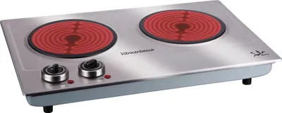 Image de Table de cuisson céramique portable JATA V532 2400W acier inoxydable
