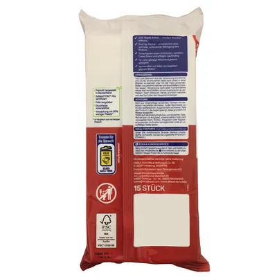 Produktbild von Gut & Günstig Vollglanz Bodentücher Edeka (15 Stück) + usy Block