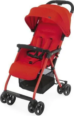 Produktbild von Chicco Ohlalà 3 07079733640000, Betthimmel, Leichtgewichtiger Kinderwagen, Unisex, Feste Räder, Faltbar, Rot