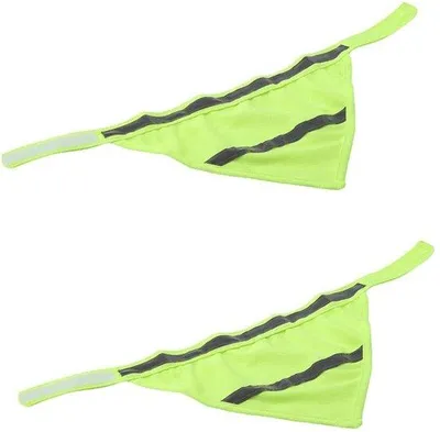 Image de Bandana réfléchissant pour chien - Écharpe pour chien - Accessoire pour chien - Sécurité - Facile à porter - Écharpe réfléchissante pour chien - Écharpe pour chien avec fonction de sécurité