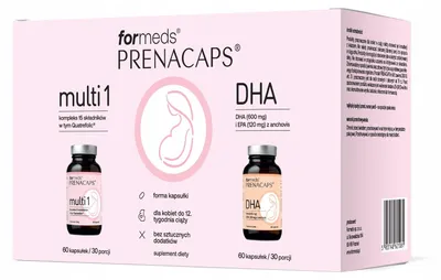Image de DHA+MULTI1 Formeds ZESTAW pour femmes enceintes, 120 capsules. Complément alimentaire